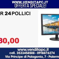 Monitor 24 pollici x pc o videosorveglianza