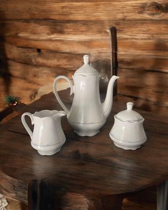 Set da thè in porcellana