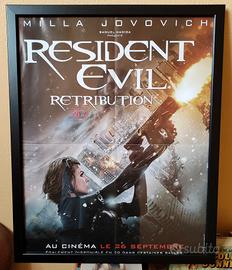 Poster RESIDENT EVIL RETRIBUTION 3D Locandina 