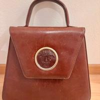 Borsa vintage Gianni Versace vera pelle Medusa