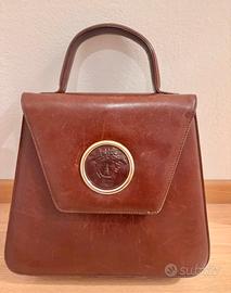 Borsa vintage Gianni Versace vera pelle Medusa