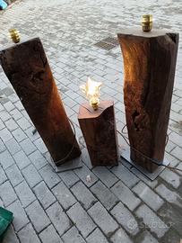 Lampade in legno