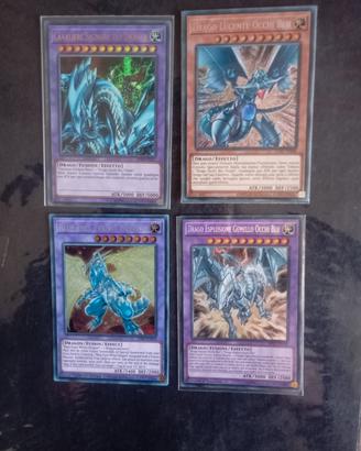 Lotto Yu-Gi-Oh occhi blu