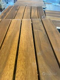 Piastrelle in legno ad incastro