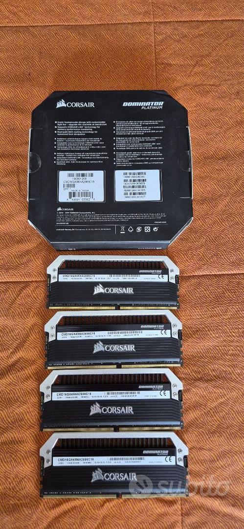 DDR4 Corsair Dominator Platinum CMD16GX4M4A2666C16 Informatica In vendita a Sassari