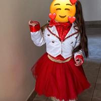 vestito di carnevale majorette prestige baby venez