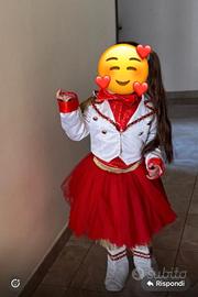 vestito di carnevale majorette prestige baby venez