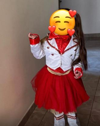 vestito di carnevale majorette prestige baby venez
