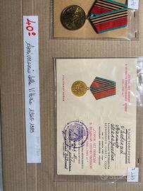 U.R.S.S. Medaglia con Attrstato
