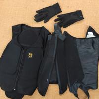 Ghette,Guanti,Corpetto per Equitazione 