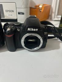 Reflex Nikon D40 obiettivo Tamron 18-200