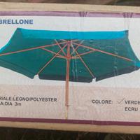 Ombrellone da giardino vintage