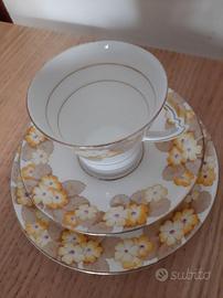 Royal Albert tazza da tea vintage con due piattini