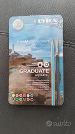 Set pittura acquerelli su carta cotone