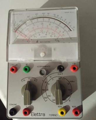 Multimetro analogico Scuola Elettra Torino 