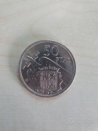 50 Pesetas 1957 Esposizione Iberoamericana