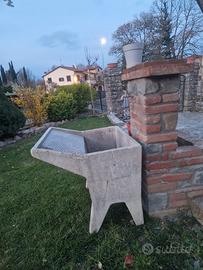 pila lavatoio in cemento