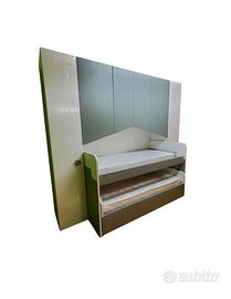 Cameretta a ponte esposizione negozio 3 letti