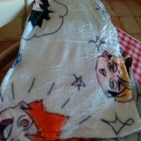 coperta pile con manga