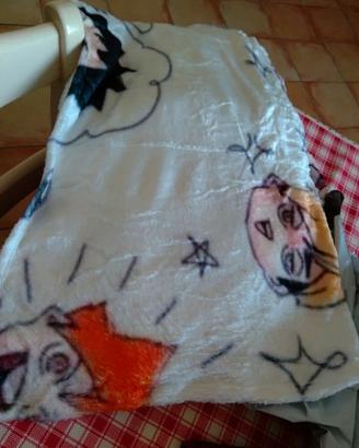 coperta pile con manga