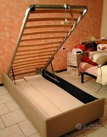 Letto singolo con contenitore 