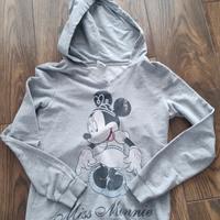 Felpa grigia Disney tg S ragazza 