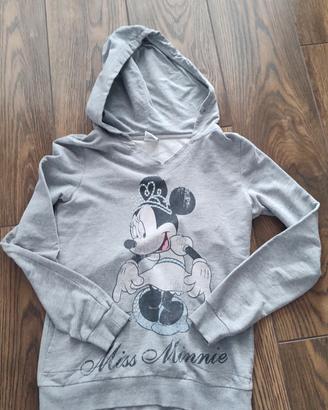 Felpa grigia Disney tg S ragazza 