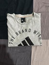 T-shirt Adidas Grigia Taglia M – Logo Circolare