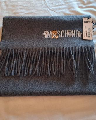 Sciarpa Moschino nuova con etichetta– Lana, grigia