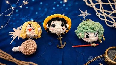 Portachiavi Amigurumi One Piece