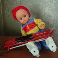 Cicciobello sciatore anni 80