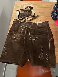 Pantaloni oktoberfest uomo lederhosen
