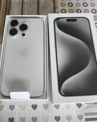iPhone 15 Pro Titanium White 128 GB perfetto