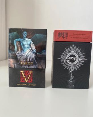 2 mazzi Tarot: Vampyres + Goetia Tarot in Darkness