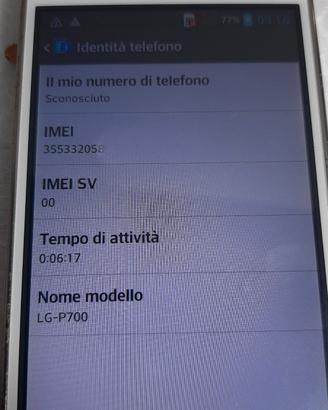 Componenti LG P700