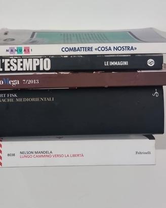 Lotto 5 libri saggi e società - Mandela, Fisk, Maf