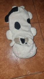 Peluche mucca con zip – astuccio/astuccio scuola