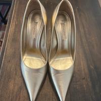 Décolleté Casadei dorate