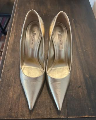 Décolleté Casadei dorate