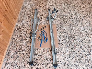 Portabici da tetto auto -set da 2 binari verticali