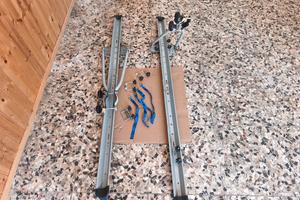 Portabici da tetto auto -set da 2 binari verticali