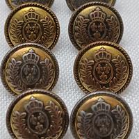 bottoni vintage in metallo 