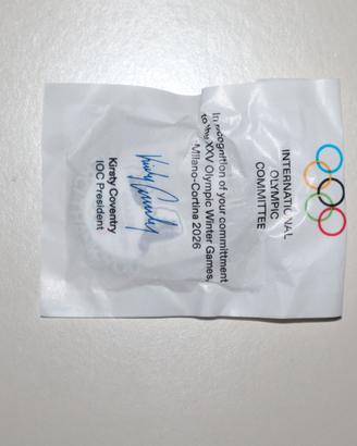 pin ringraziamento Milano Cortina 2026