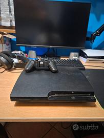 Playstation PS3 Slim 160GB con Controller e Cavi 