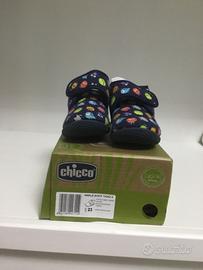Pantofola in tessuto numero 23 Chicco