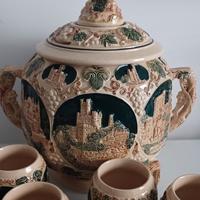 Set  Gerz – 12 Boccali Birra in Ceramica + vaso