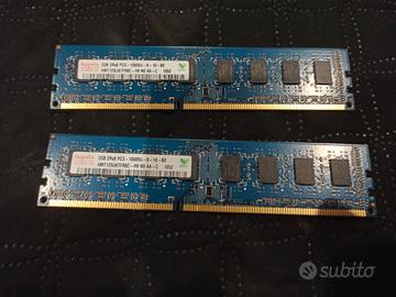 Ram 2x2Gb Hynix PC3 10600U