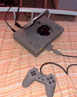 Playstation 1 con 1 controller