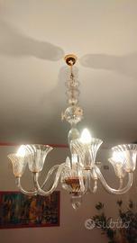 Lampadari in vetro stile Murano – vintage – elegan