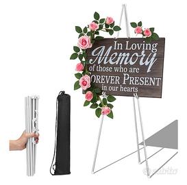 Treppiede / cavalletto bianco